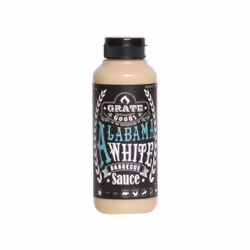 Grate Goods Alabama White, Salsa barbecue, 265 ml, olio vegetale (colza), acqua, zucchero, succo di mela da concentrato, succ ...