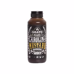 Grate Goods Carolina Mustard, Salsa barbecue, 265 ml, zucchero, SENAPE (33,5%), acqua, zucchero di canna, aceto, sale, miscel ...