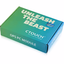CTOUCH OPS 2,1 GHz Win10 IoT Enterprise 800 g Nero i3-8145U - Vista aggiuntiva 4