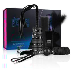 Secret Pleasure Chest »Black Fantasy« BDSM Set 1 St