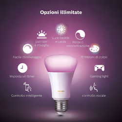 Philips Hue White and Color ambiance Lampadina Smart E27 100 W - Vista aggiuntiva 7
