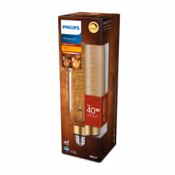 Philips Lampadina a filamento ambra 40 W T65 E27