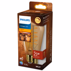 Philips Lampadina a filamento ambra 25 W ST64 E27