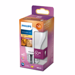 Philips Lampadina smerigliata a filamento 60 W A60 E27