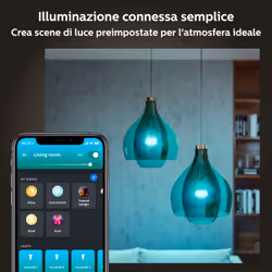 Philips Hue White and Color ambiance 4 Lampadine Smart E27 60 W - Vista aggiuntiva 4
