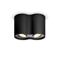 Philips Hue White ambiance Pillar Faretto Smart 2 punti luce Nero + Dimmer Switch
