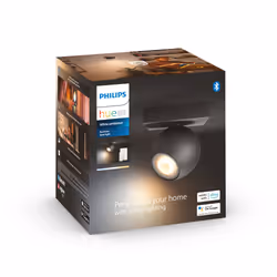 Philips Hue White ambiance Buckram Faretto Smart Nero + Dimmer Switch