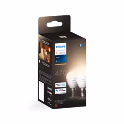 Philips Hue White 2 Lampadine Smart E14 40 W - Vista aggiuntiva 4