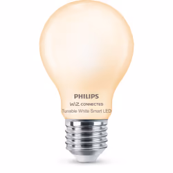 Philips LED Lampadina Smart Dimmerabile Luce Bianca da Calda a Fredda Attacco E27 60W Goccia, Lampadina intelligente, Wi-Fi/B ...