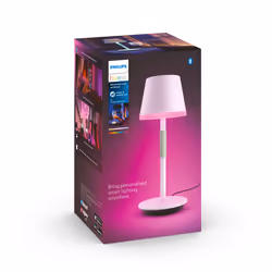 Philips Hue White and Color ambiance Go Lampada Smart da Tavolo Ricaricabile Bianca Wireless - Vista aggiuntiva 4