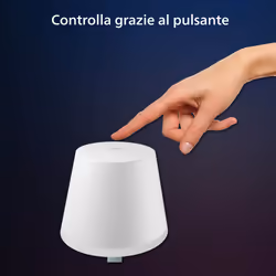 Philips Hue White and Color ambiance Go Lampada Smart da Tavolo Ricaricabile Bianca Wireless - Vista aggiuntiva 8