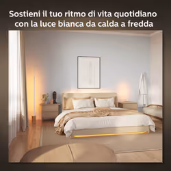 Philips Hue White and Color ambiance Gradient Signe Lampada Smart da Terra Effetto Legno - Vista aggiuntiva 7