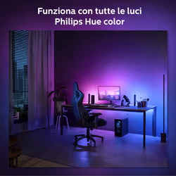 Philips Hue White and Color Ambiance Lightstrip Gradient per PC 24-27" - Vista aggiuntiva 8