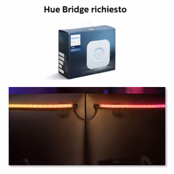 Philips Hue White and Color Ambiance Lightstrip Gradient per PC 24 -27" Confezione da 3 strisce - Vista aggiuntiva 5