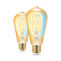 WiZ 2 lampadine a filamento ambra 50 W ST64 E27