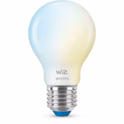 WiZ Lampadina Smart Filament Dimmerabile Luce Bianca da Calda a Fredda Attacco E27 60W Goccia, Lampadina intelligente, Wi-Fi/ ...