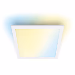 WiZ Pannello Smart Dimmerabile Luce Bianca da Calda a Fredda, Lampada a soffitto intelligente, Wi-Fi, Bianco, LED, Metallo, L ...