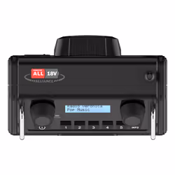 Perfectpro DPR2-18V radio Portatile Digitale Nero - Vista aggiuntiva 5
