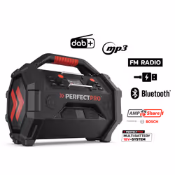 Perfectpro ROCKTAGON Cantiere Digitale Nero, Rosso