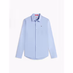 Tommy Hilfiger DM0DM04405556 Camicia Colletto semi-aperto Cotone, Elastan - Vista aggiuntiva 8