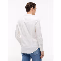 Tommy Hilfiger DM0DM04405100 Camicia Colletto semi-aperto Cotone, Elastan - Vista aggiuntiva 4