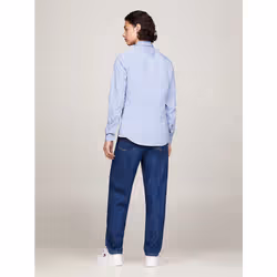 Tommy Hilfiger DM0DM04405556 Camicia Colletto semi-aperto Cotone, Elastan - Vista aggiuntiva 6