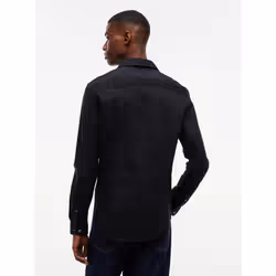 Tommy Hilfiger DM0DM04405078 Camicia Colletto semi-aperto Cotone, Elastan - Vista aggiuntiva 4