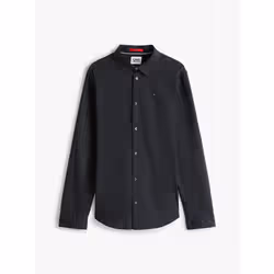 Tommy Hilfiger DM0DM04405078 Camicia Colletto semi-aperto Cotone, Elastan - Vista aggiuntiva 5