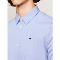 Tommy Hilfiger DM0DM04405556 Camicia Colletto semi-aperto Cotone, Elastan - Vista aggiuntiva 4