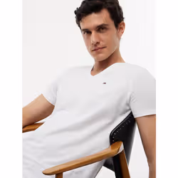 Tommy Hilfiger DM0DM04410100 Maglietta Cotone - Vista aggiuntiva 3