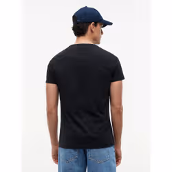 Tommy Hilfiger DM0DM04411078 Maglietta Girocollo Cotone - Vista aggiuntiva 4