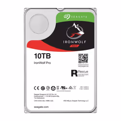Seagate IronWolf Pro , 10 TB, 7200 Giri/min, 256 MB, 3.5", Serial ATA III