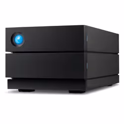 LaCie 2Big Raid USB-C 60TB array di dischi Desktop Nero - Vista aggiuntiva 2