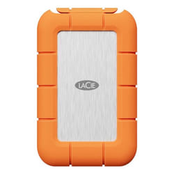 LaCie STND4000400 unità esterna a stato solido Tecnologia Thunderbolt 4 TB USB tipo-C USB4 Gen 3x2 Arancione, Acciaio inox