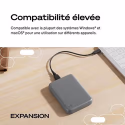 Seagate Expansion disco rigido esterno 2 TB 2.5" USB tipo-C Nero - Vista aggiuntiva 5
