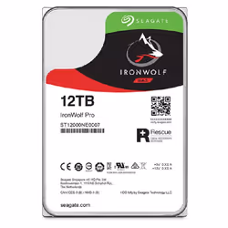 Seagate IronWolf Pro ST12000NT001 disco rigido interno 12 TB 7200 Giri/min 256 MB 3.5" Serial ATA III - Vista aggiuntiva 4