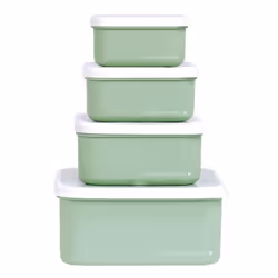 A Little Lovely Company SBSEFF45 Set per borsa portapranzo Plastica Multicolore 4 pz