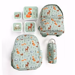 A Little Lovely Company SBSEFF45 Set per borsa portapranzo Plastica Multicolore 4 pz - Vista aggiuntiva 6