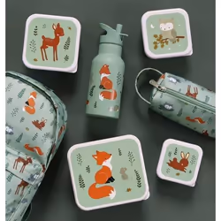 A Little Lovely Company SBSEFF45 Set per borsa portapranzo Plastica Multicolore 4 pz - Vista aggiuntiva 7