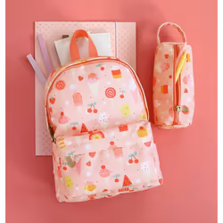 A Little Lovely Company BPICPI72 zaino Rosa Poliestere - Vista aggiuntiva 4