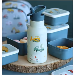 A Little Lovely Company DBSSVE67 Uso quotidiano 350 ml Acciaio inox Azzurro - Vista aggiuntiva 5
