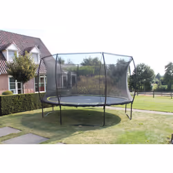 EXIT Silhouette trampoline ø427cm - green Esterno Rotondo Molla elicoidale Trampolino fuori terra - Vista aggiuntiva 7