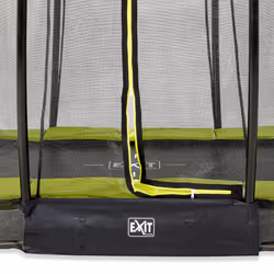 EXIT Silhouette ground trampoline ø244cm with safety net - green Esterno Rotondo Molla elicoidale Trampolino interrato - Vista aggiuntiva 6