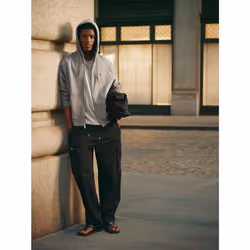 Calvin Klein Pantaloni cargo dritti in twill di cotone - Vista aggiuntiva 2