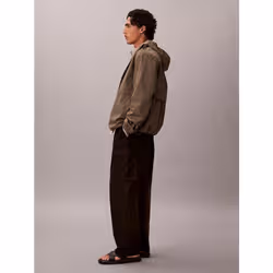 Calvin Klein Pantaloni cargo dritti in twill di cotone - Vista aggiuntiva 4