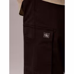 Calvin Klein Pantaloni cargo dritti in twill di cotone - Vista aggiuntiva 5