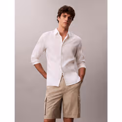 Calvin Klein Pantaloncini cargo in cotone comfort - Vista aggiuntiva 2