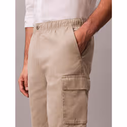Calvin Klein Pantaloncini cargo in cotone comfort - Vista aggiuntiva 4