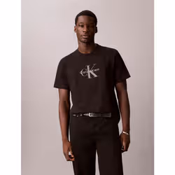 Calvin Klein T-shirt con logo monogramma - Vista aggiuntiva 3