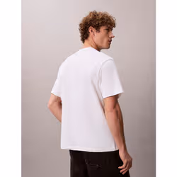 Calvin Klein T-shirt con logo monogramma - Vista aggiuntiva 5